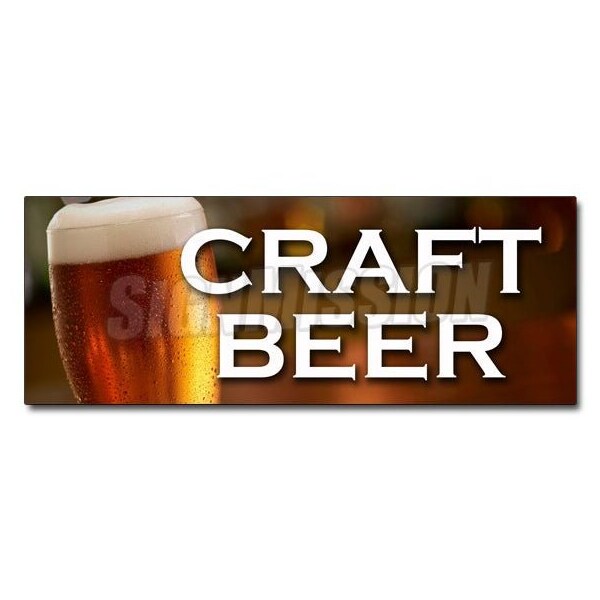 CRAFT BEER DECAL sticker microbrewery microbrew brewery drinker mug, D-24 Craft Beer